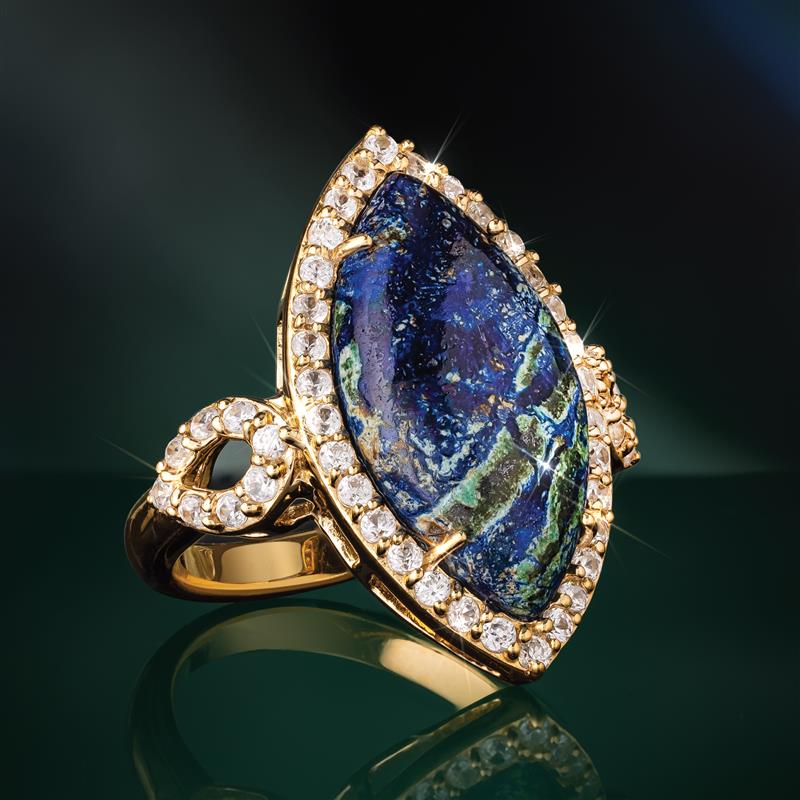 Boomtown Azurite Ring